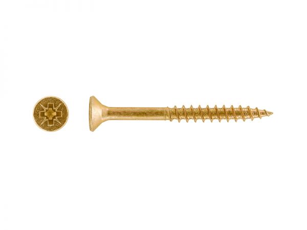 4.2 Pozidrive double flat head chipboard screw partially threaded